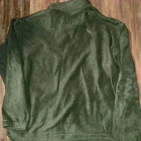 MENS COLUMBIA SPORTSWEAR COMPANY XL ZIP- UP FLEECE olive green - Picture 5 of 5
